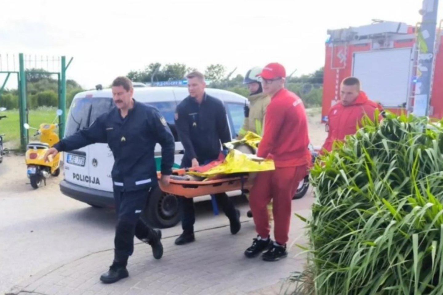 Klaipėdoje gelbėtas kaituotojas, vos neišplaukęs į atvirą jūrą be gelbėjimosi liemenės
